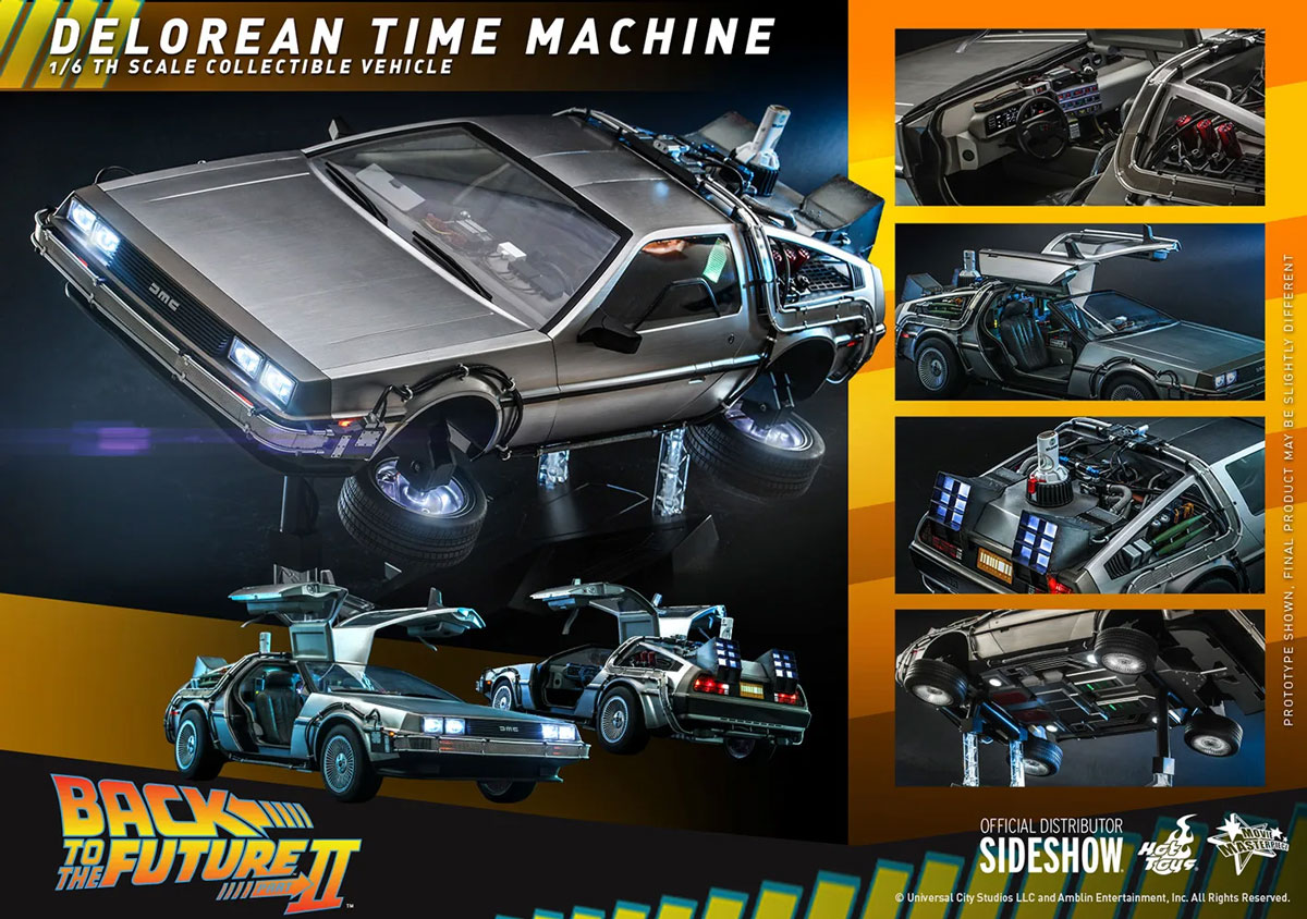 The 1:6 Hot Toys DeLorean will be back in the (near) future!