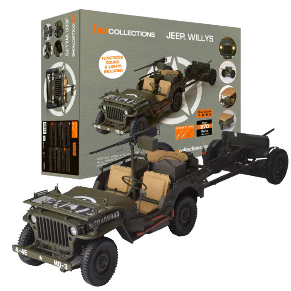 ウィリスMB ジープシリーズ １〜150巻 IXO ウィリスジープ® 1:8 フルパーツキット – ダイキャスト製