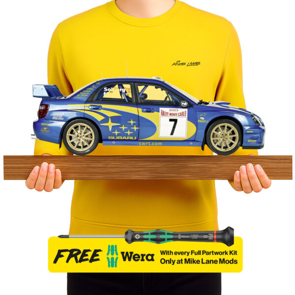 IXO スバル インプレッサ WRC 1/8 フルパーツキット – ダイキャスト製