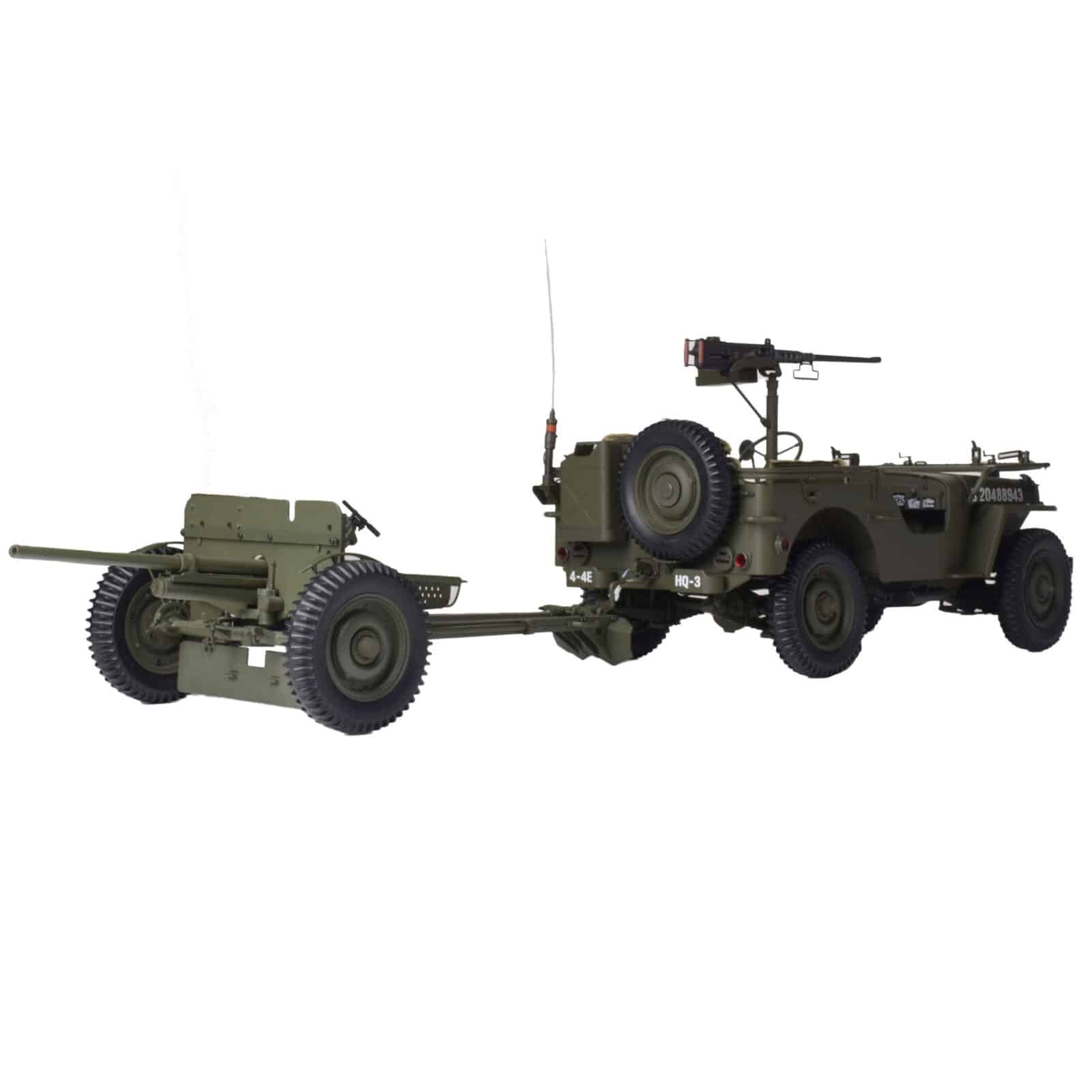 IXO Willys Jeep® 1:8 Full Partwork Kit – Diecast Military Model