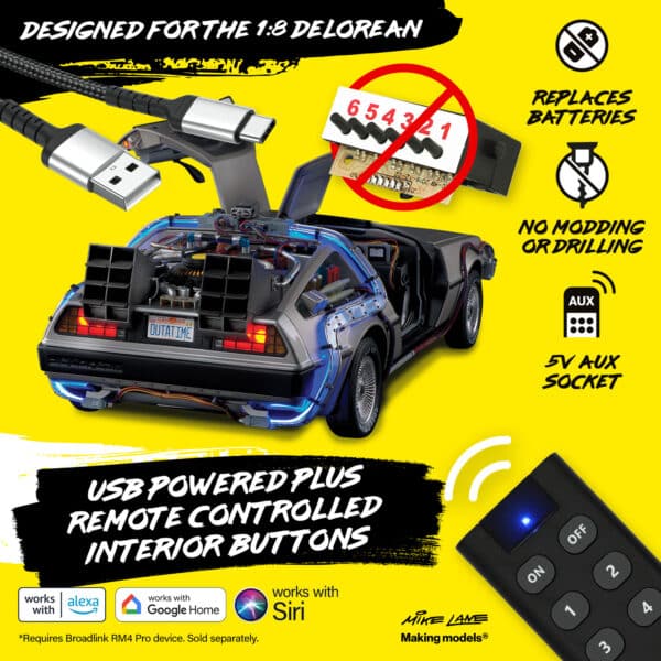 Fanhome と Eaglemoss デロリアン MOD | デアゴスティーニ デロリアン MOD