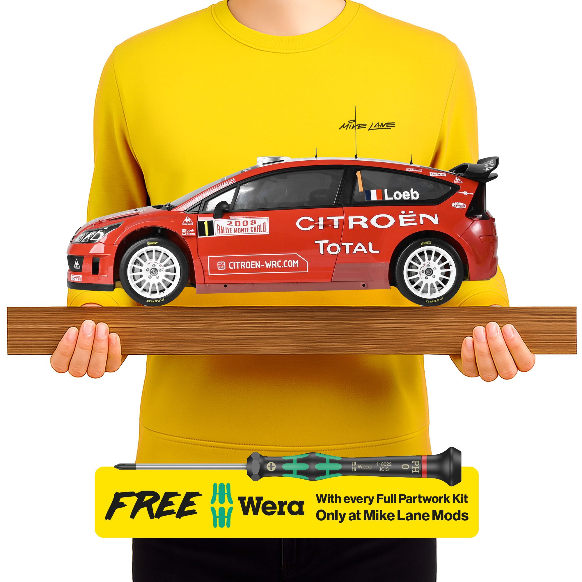 IXO Citroën C4 WRC 1:8 Full Partwork Kit – Diecast Rally Car