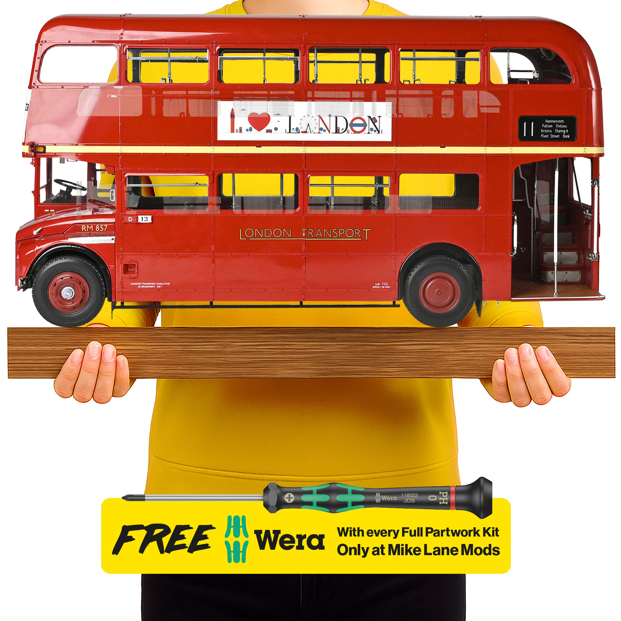 IXO 1961 Routemaster RM 857 – Full Self-Assembly Kit (1:12)