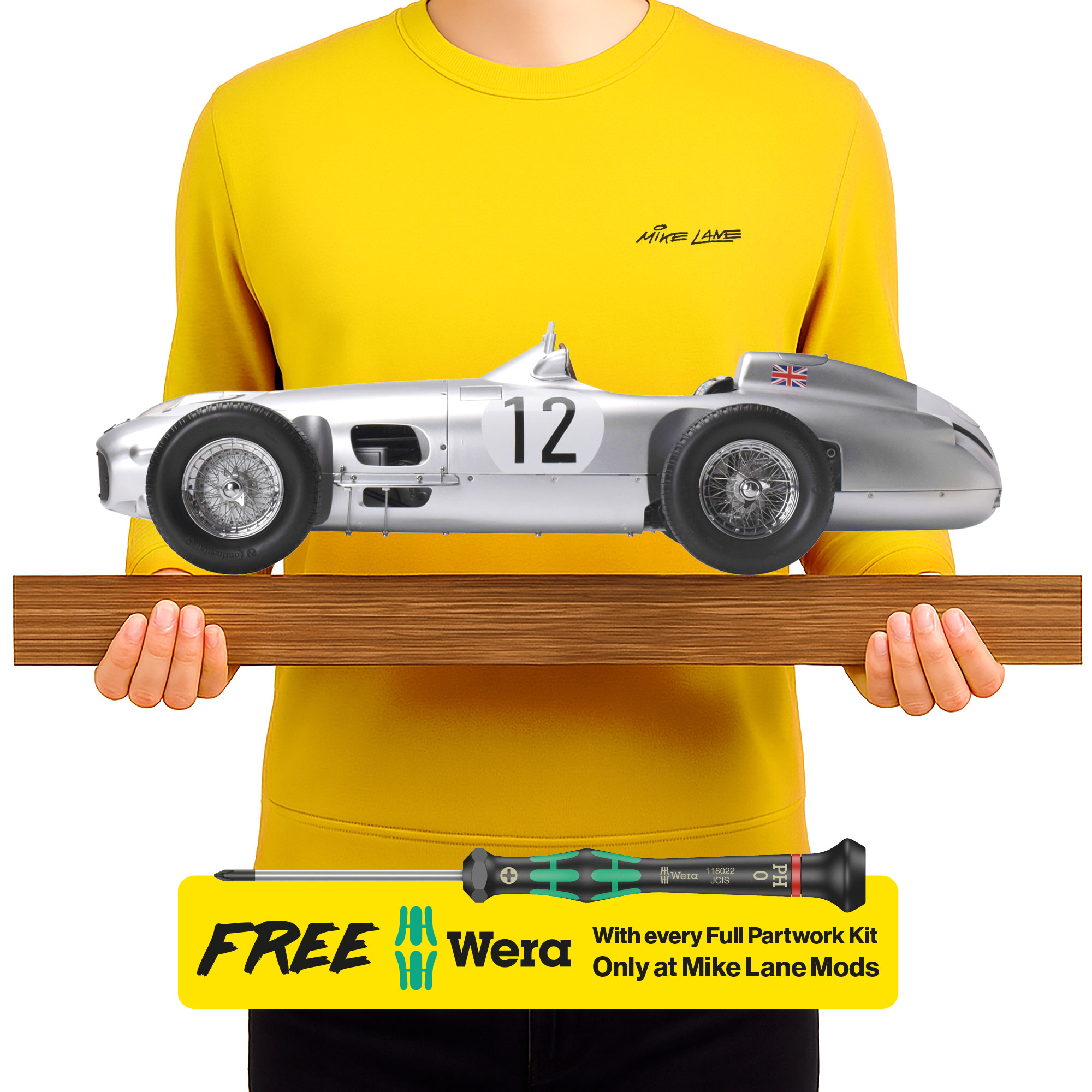 ミニカー HECO MODELES MERCEDES RW 196 F1 IXO Mercedes-Benz W196 R 1:8 scale partwork model kit | Diecast