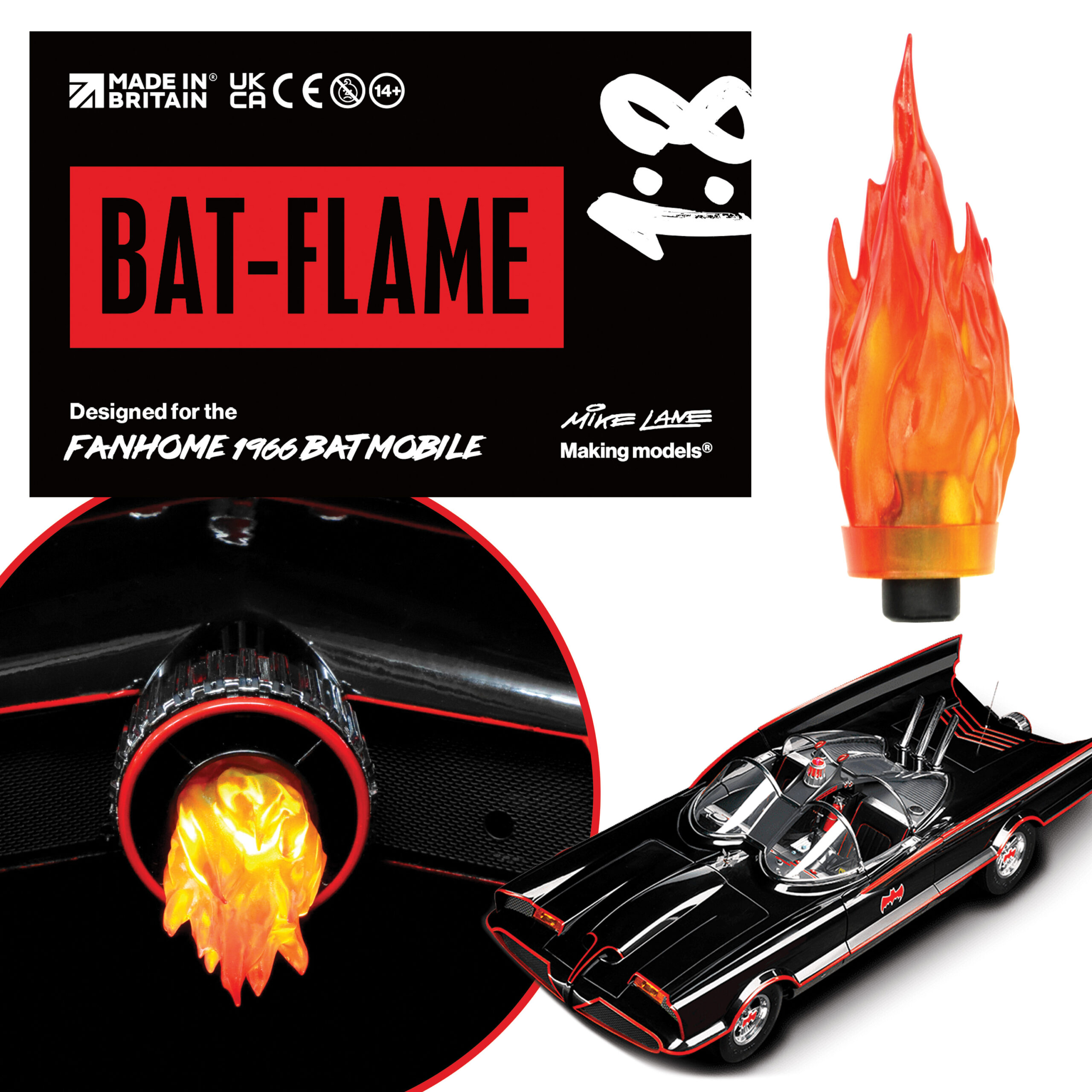 Standalone Bat-Flame