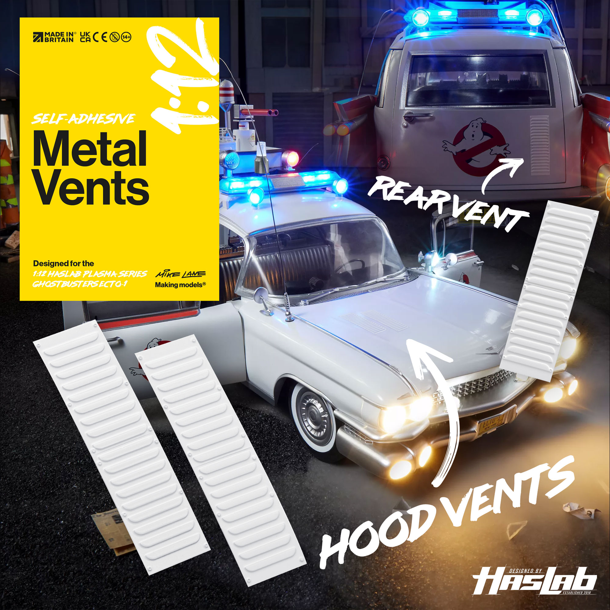 HasLab Ecto-1 Metal Vents