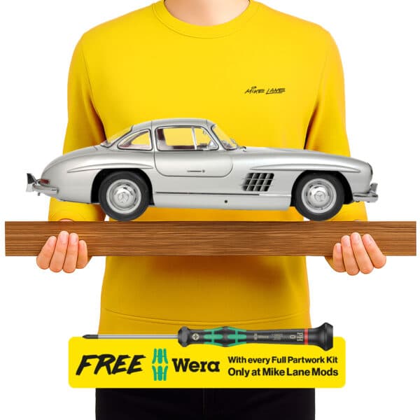 IXO Mercedes 300 SL Gullwing 1:8 Scale Model Kit | Diecast Metal