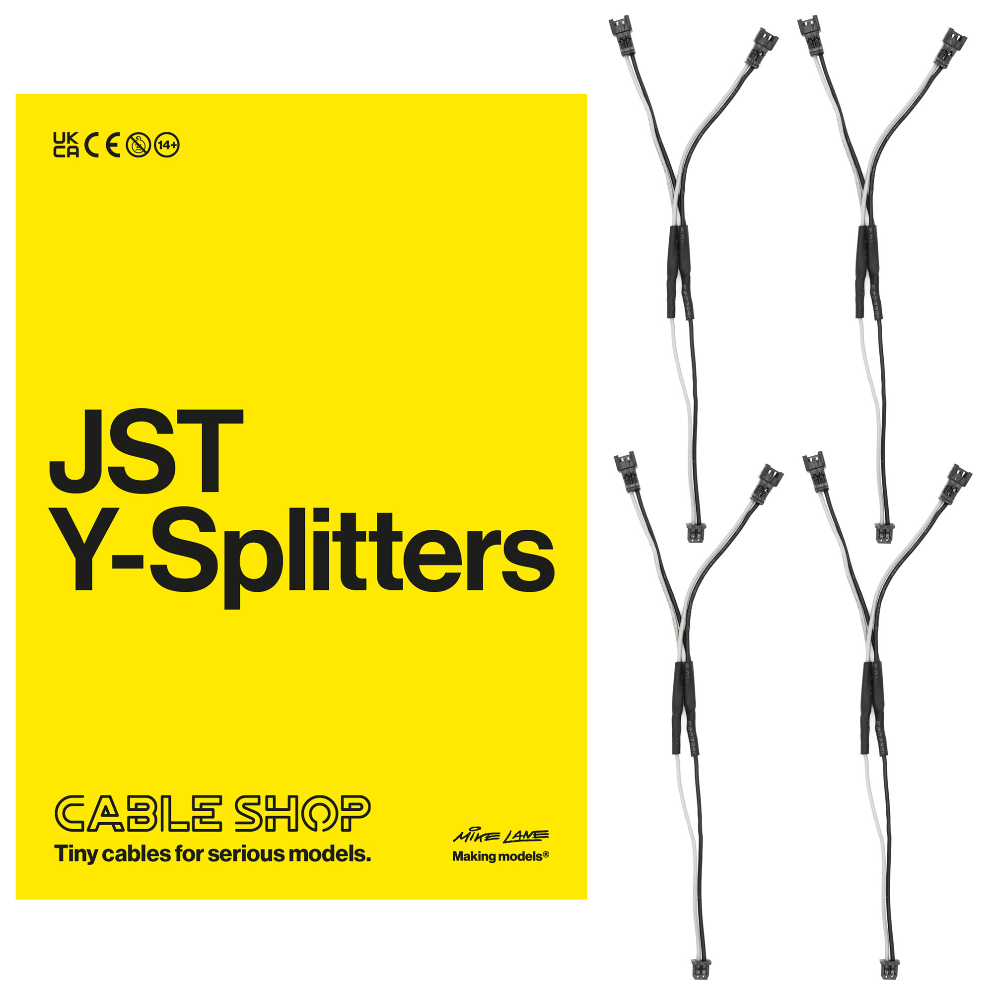 Y-Splitter Cables (JST PB 1.25mm, 100mm)