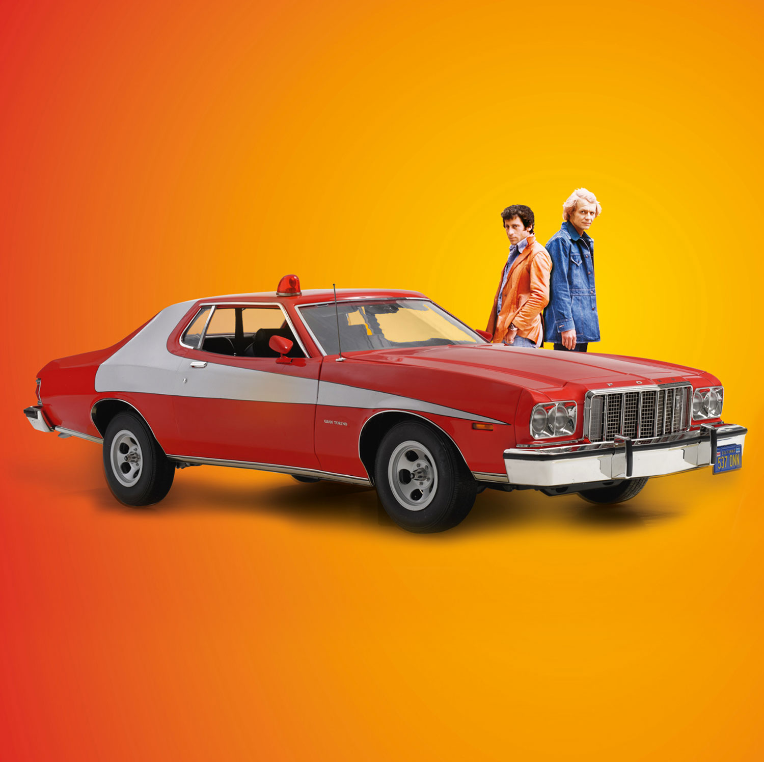 フォード・グラントリノ（スターズキー＆ハッチ）1/8スケールモデルを