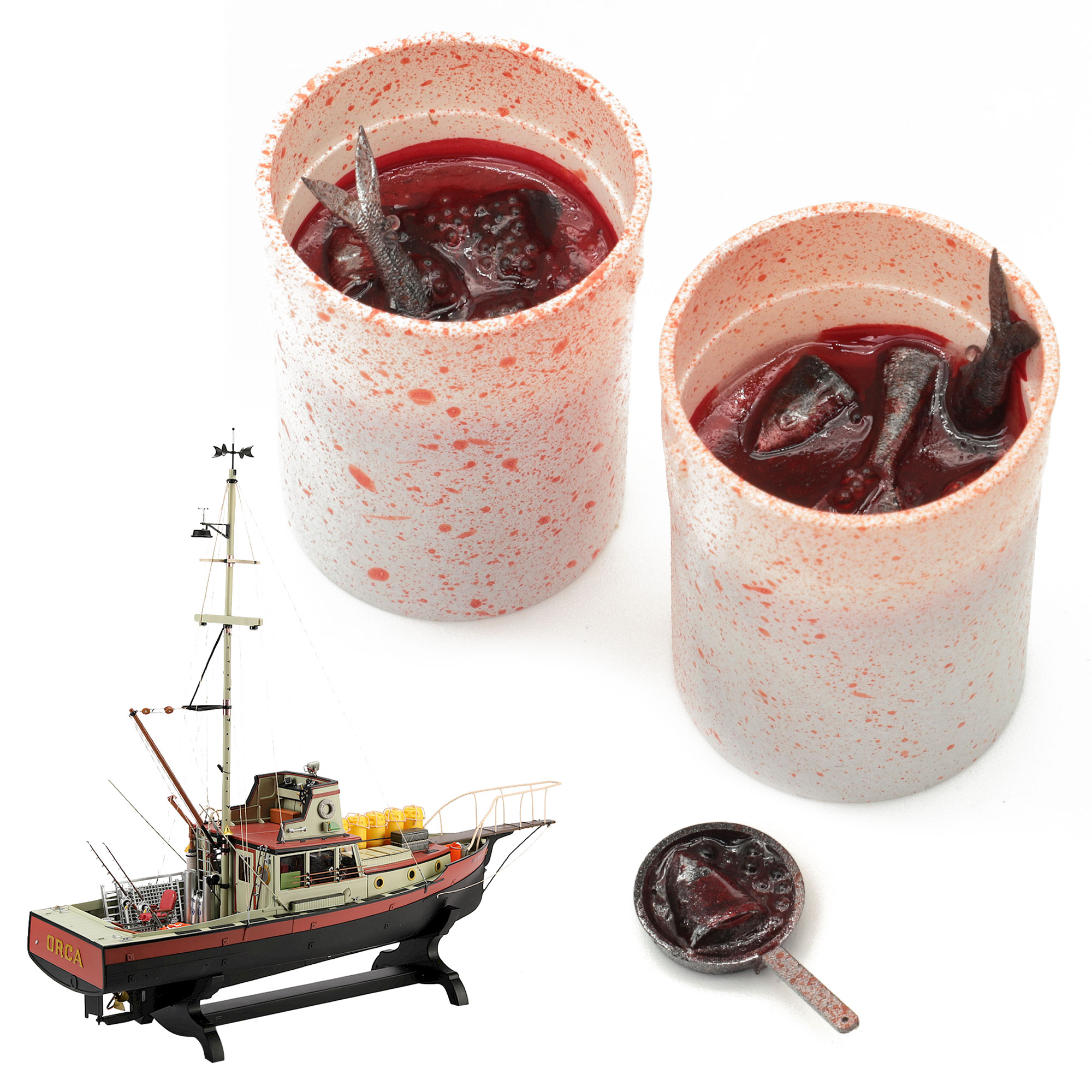 1:16 Jaws ORCA Chum Buckets & Pan