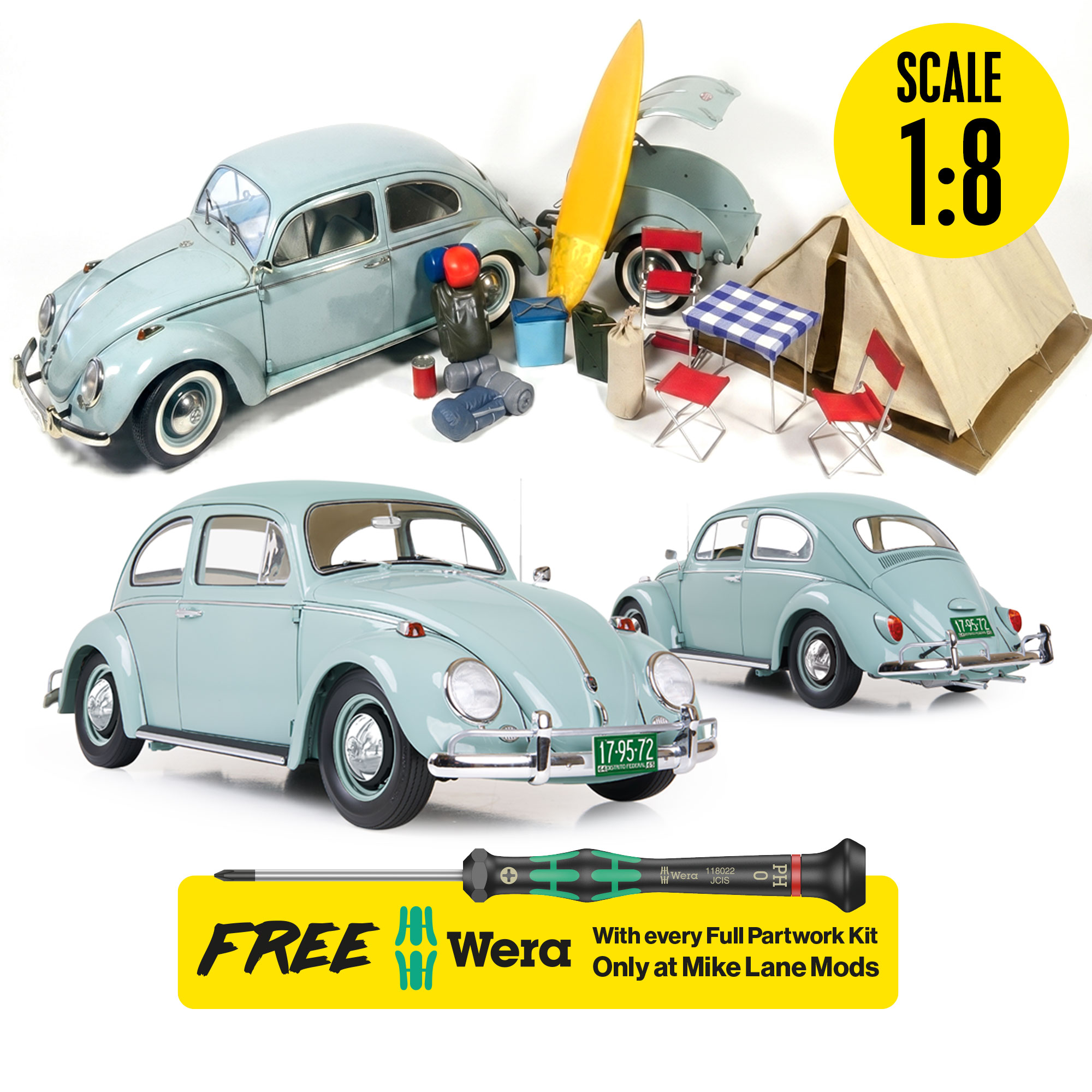 Build the VW Beetle 1:8 Full Partwork Diecast Kit | 125 Issues Build the VW Beetle 1:8 Full Partwork Diecast Kit | 125 Issues