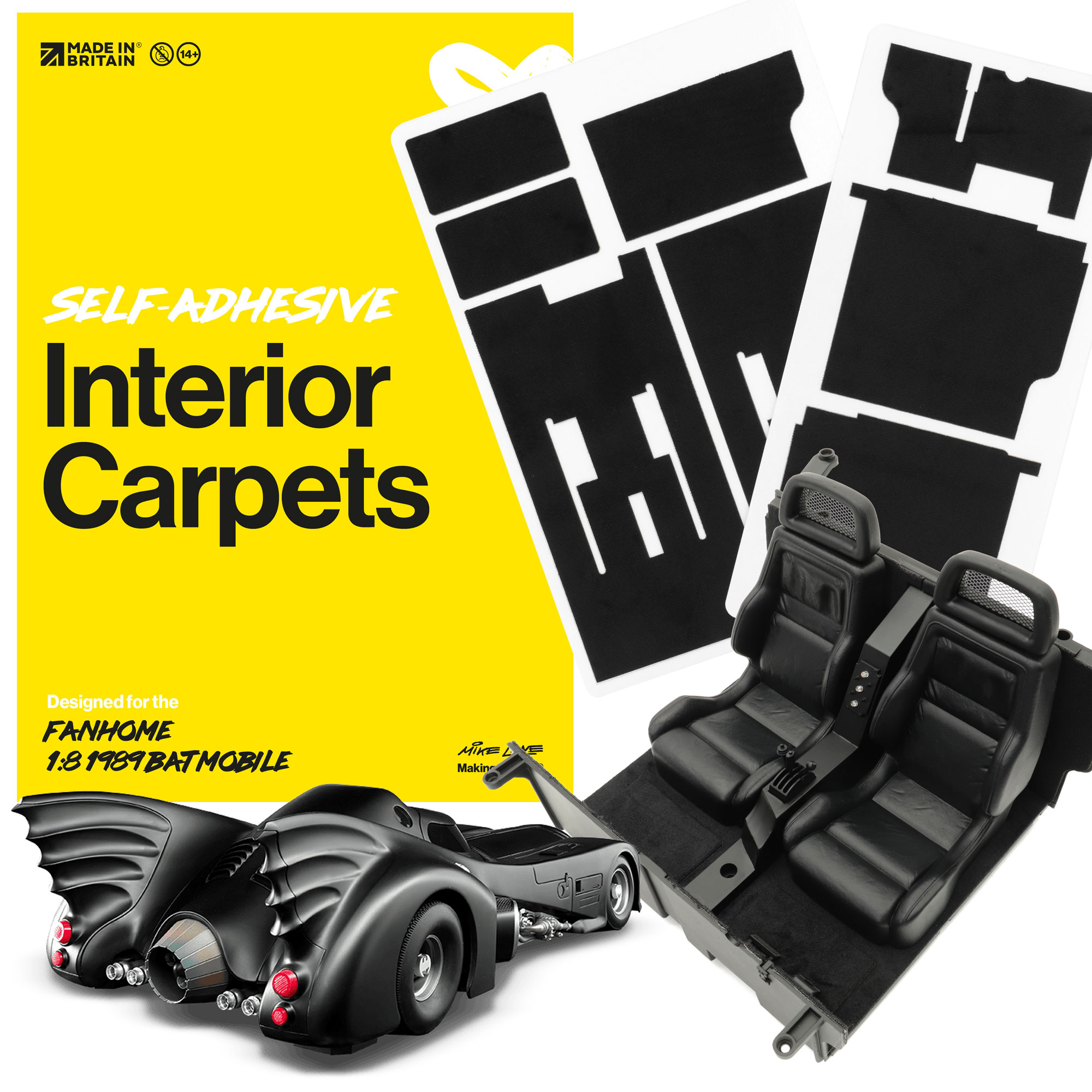 1989 Batmobile Interior Carpets